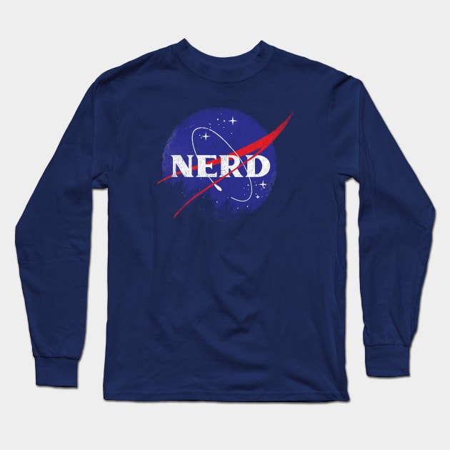 Nerd Nasa Launch Long Sleeve T-Shirt by sazzies